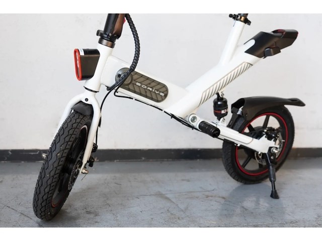 Edrive elektrische minibike inklapbaar wit - afbeelding 2 van  2