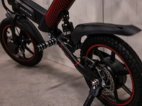 Edrive elektrische minibike inklapbaar zwart - afbeelding 3 van  3