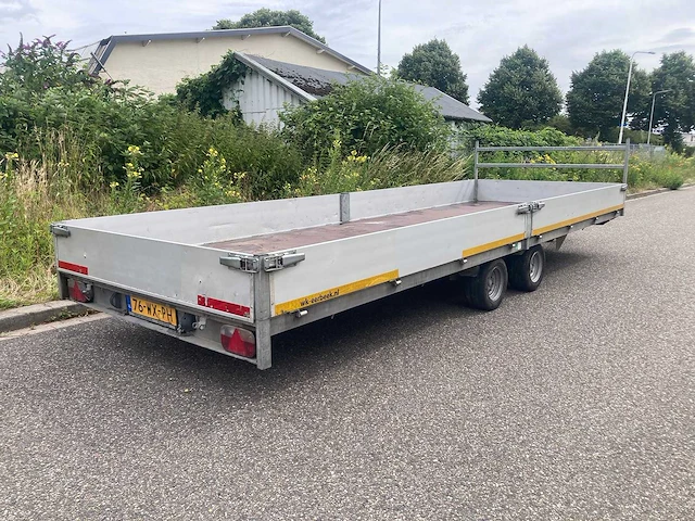 Eduard - plateau p4 - aanhangwagen - met sledes en oprijplaten - 2020 - 6x2 meter - afbeelding 2 van  13