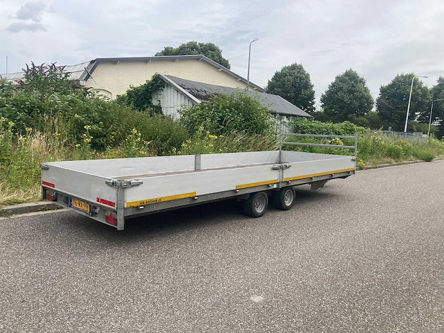 Eduard - plateau p4 - aanhangwagen - met sledes en oprijplaten - 2020 - 6x2 meter - afbeelding 3 van  13