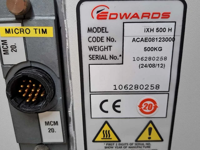 Edwards - 2012 - ixh500h - vacuümpomp - afbeelding 10 van  10