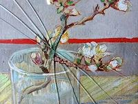 Een van goghje met creatief aangebrachte barsten in glas - afbeelding 3 van  5