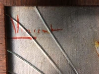 Een van goghje met creatief aangebrachte barsten in glas - afbeelding 4 van  5