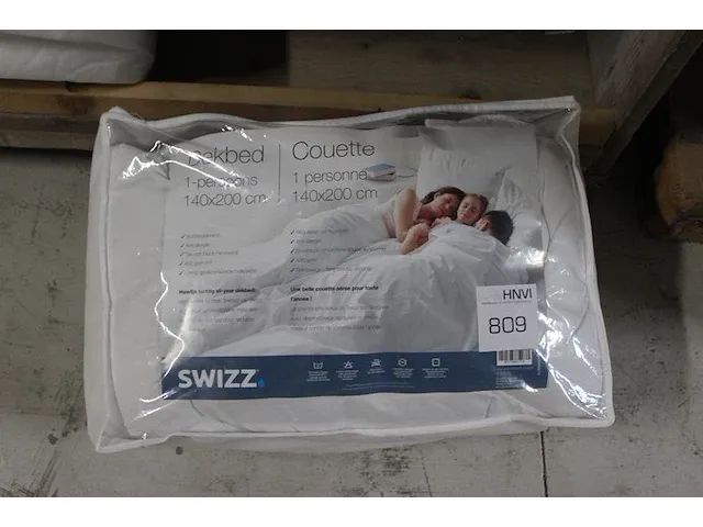 Eenpersoons dekbed swizz 140 x 200 cm - afbeelding 1 van  1