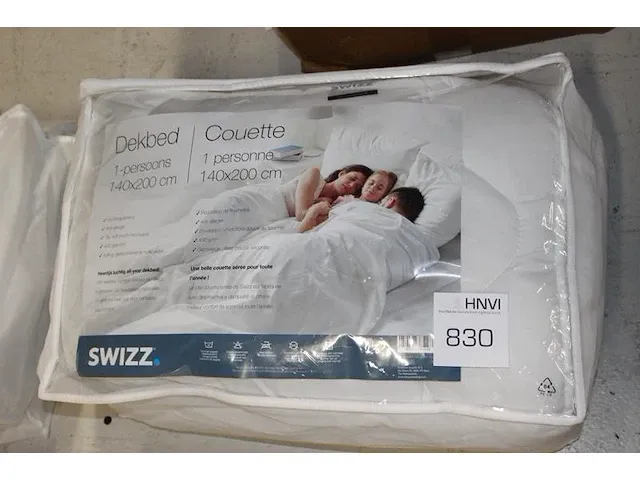 Eenpersoons dekbed swizz 140 x 200 cm - afbeelding 1 van  1