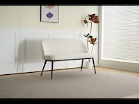 Eetkamer bankje 130 cm 2/2.5 persoons, beige, 2024 - afbeelding 1 van  2