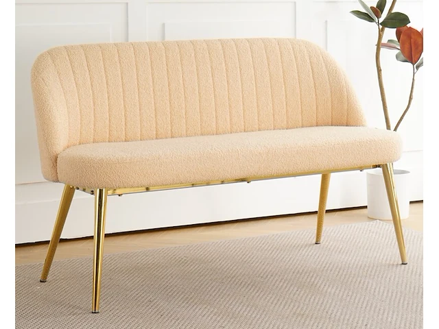 Eetkamer bankje 130 cm, light pink, 2025 - afbeelding 1 van  2