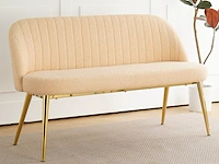 Eetkamer bankje 130 cm, light pink, 2025 - afbeelding 1 van  2