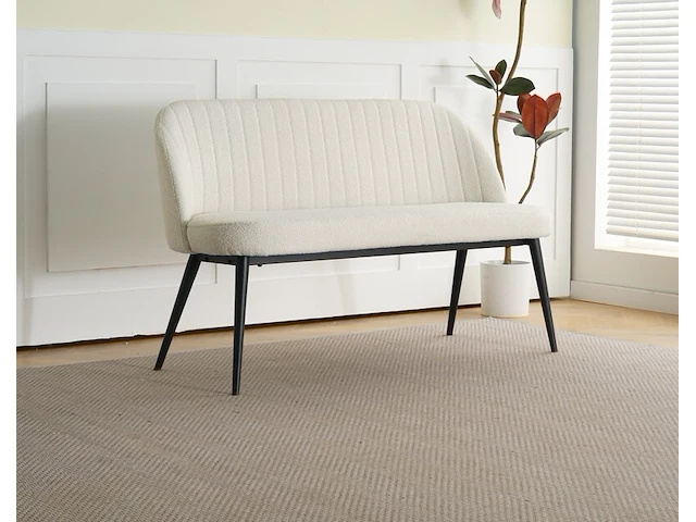 Eetkamer bankje 130 cm, white, 2025 - afbeelding 1 van  2