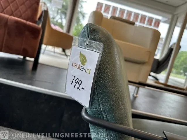 Eetkamerfauteuil bossa nova het anker, turquoise - afbeelding 5 van  5