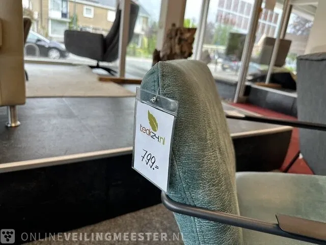 Eetkamerfauteuil bossa nova het anker, turquoise - afbeelding 3 van  5