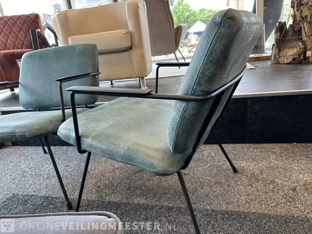 Eetkamerfauteuil bossa nova het anker, turquoise - afbeelding 4 van  5