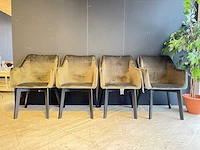 Eetkamerstoel bordeaux (4x)