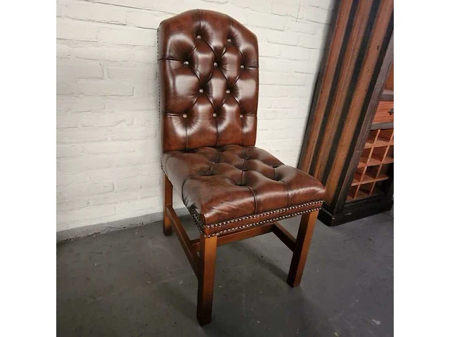 Eetkamerstoel chesterfield, gainsborogh , bruin - afbeelding 1 van  2