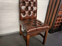 Eetkamerstoel chesterfield, gainsborogh , bruin - afbeelding 1 van  2
