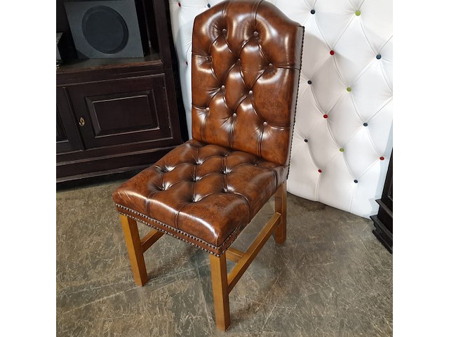 Eetkamerstoel chesterfield , gainsborough, bruin - afbeelding 1 van  5