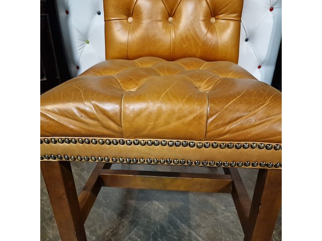 Eetkamerstoel chesterfield , gainsborough, oranje - afbeelding 2 van  5