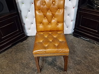 Eetkamerstoel chesterfield , gainsborough, oranje - afbeelding 4 van  5