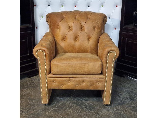 Eetkamerstoel chesterfield, scott, beige - afbeelding 4 van  4