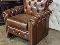 Eetkamerstoel chesterfield, scott, bruin - afbeelding 8 van  8