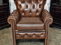 Eetkamerstoel chesterfield, scott, bruin - afbeelding 5 van  8