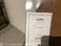 Eetkamerstoel luke, vintage bruin/zwart - afbeelding 3 van  4