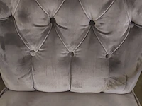 Eetkamerstoel luxe beige leer, zazuhome - afbeelding 3 van  5