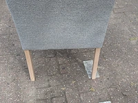 Eetkamerstoel nikky boucle, zazuhome, grijs / chroom - afbeelding 3 van  5