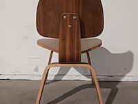 Eetkamerstoel, replica, eames dcw, walnoot, zwart - afbeelding 5 van  5