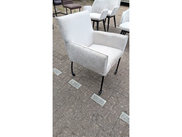 Eetkamerstoel richmond, zazuhome, beige - afbeelding 2 van  7