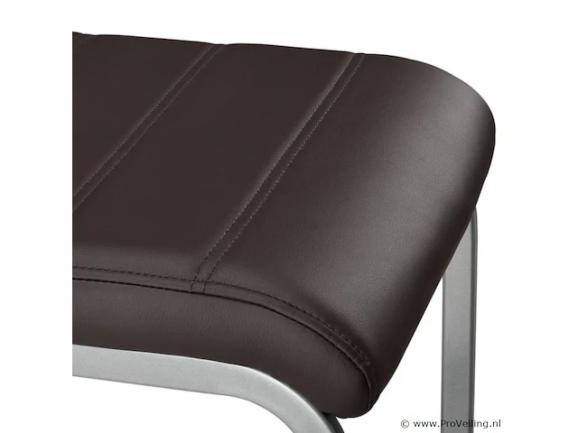 Eetkamerstoelen 4-delig vegas bruin - afbeelding 10 van  10