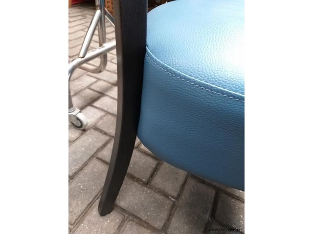 Eetkamerstoelen ( horeca stoelen - lederen zitting - 6 stuks - afbeelding 5 van  6