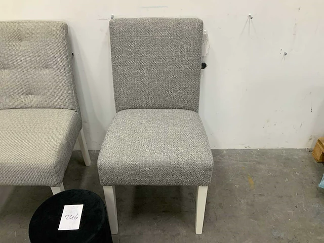 Eetkamerstoelen met poef - afbeelding 4 van  6