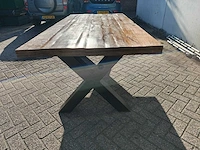 Eetkamertafel 180cm x-poot - afbeelding 7 van  12