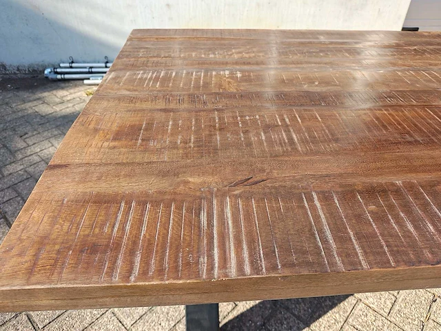 Eetkamertafel 180cm x-poot - afbeelding 11 van  12