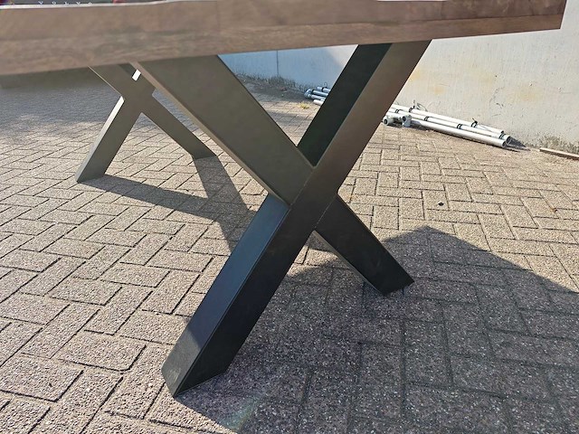 Eetkamertafel 200cm x poot - afbeelding 4 van  12