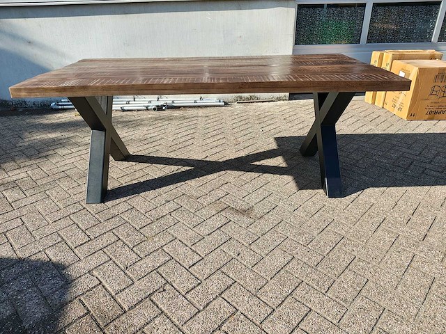 Eetkamertafel 200cm x poot - afbeelding 5 van  12