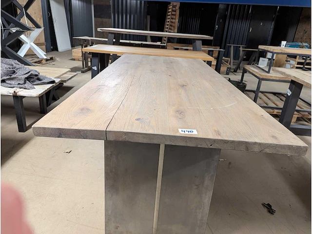Eetkamertafel (220 x 100) - afbeelding 2 van  2