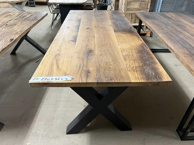 Eetkamertafel (220 x 96) - afbeelding 1 van  5