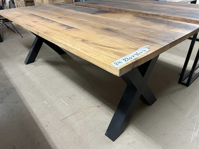 Eetkamertafel (220 x 96) - afbeelding 2 van  5
