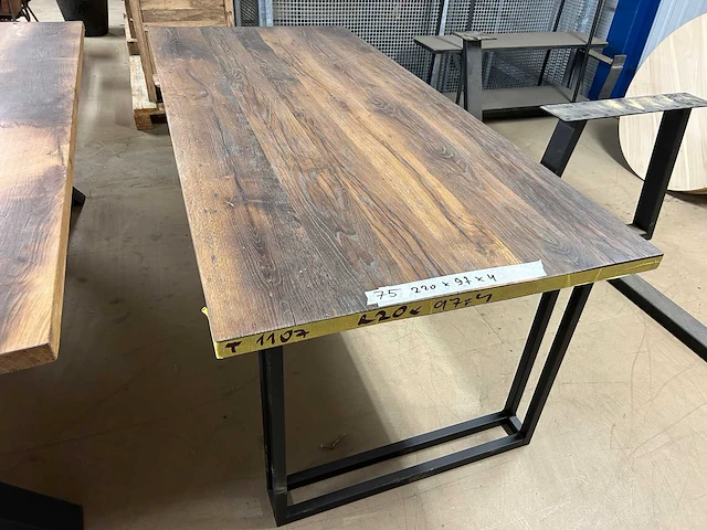 Eetkamertafel (220 x 97) - afbeelding 1 van  5