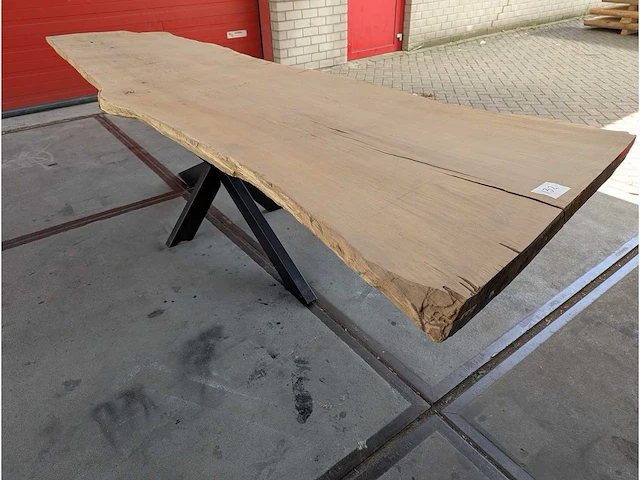 Eetkamertafel, boomstam 350 cm. - afbeelding 1 van  5