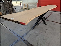 Eetkamertafel, boomstam 350 cm. - afbeelding 3 van  5