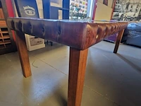 Eetkamertafel chesterfield, caleb, bruin - afbeelding 2 van  2