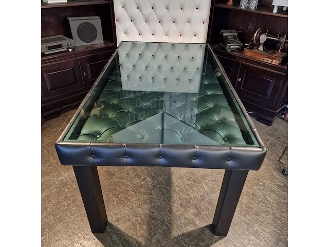 Eetkamertafel chesterfield, caleb, zwart - afbeelding 6 van  7