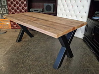 Eetkamertafel chesterfield, chesterfield, bruin - afbeelding 3 van  3