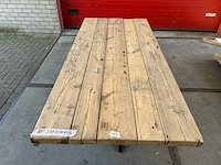 Eetkamertafel grenen (230 x 100) - afbeelding 1 van  4