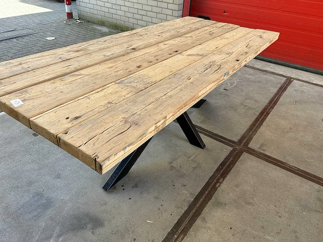 Eetkamertafel grenen (230 x 100) - afbeelding 3 van  4