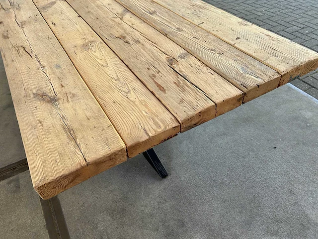 Eetkamertafel grenen (230 x 100) - afbeelding 4 van  4