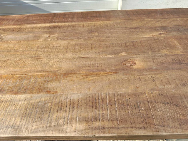 Eetkamertafel mango zonder poten 220 cm - afbeelding 5 van  6